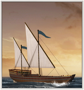 Dhow (Trade Ship)