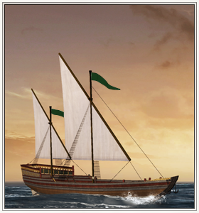 Dhow (Trade Ship)