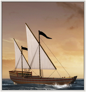 Dhow (Trade Ship)