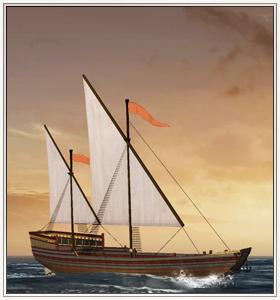 Dhow (Trade Ship)